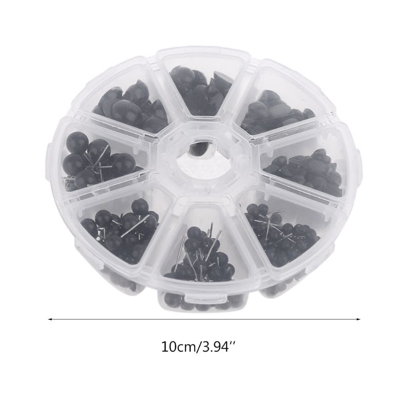410 Mắt Nhựa 4-12mm Cho Búp Bê
