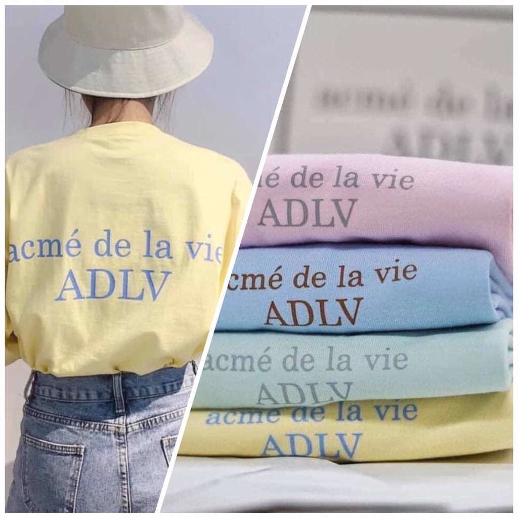 Áo ADLV basic chính hãng form rộng nam nữ full size màu, áo thun ADLV chất liệu cotton mềm mịn thấm hút mồ hôi