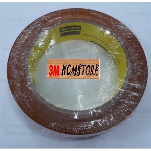 3M SCOTCH 610 khổ 25.4mm dài 66met - Băng keo kiểm tra (thử) độ bám dính sơn, mực in sử dụng trong in ấn, sơn phủ