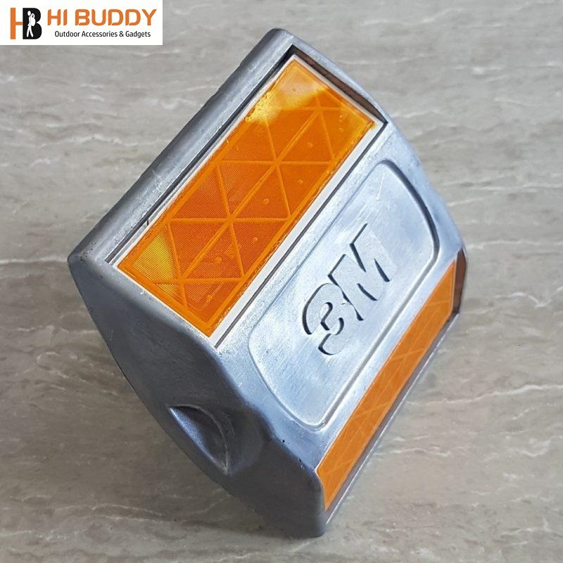 Đinh phản quang nhôm 3M Raised Pavement Marker dòng 290 Loại 2 mặt dùng làn giữa của đường 2 chiều A