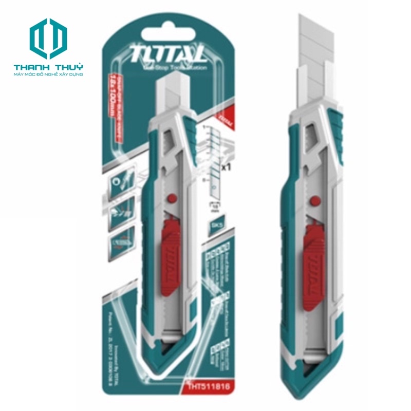 DAO RỌC GIẤY TOTAL 18mm (THT511816)