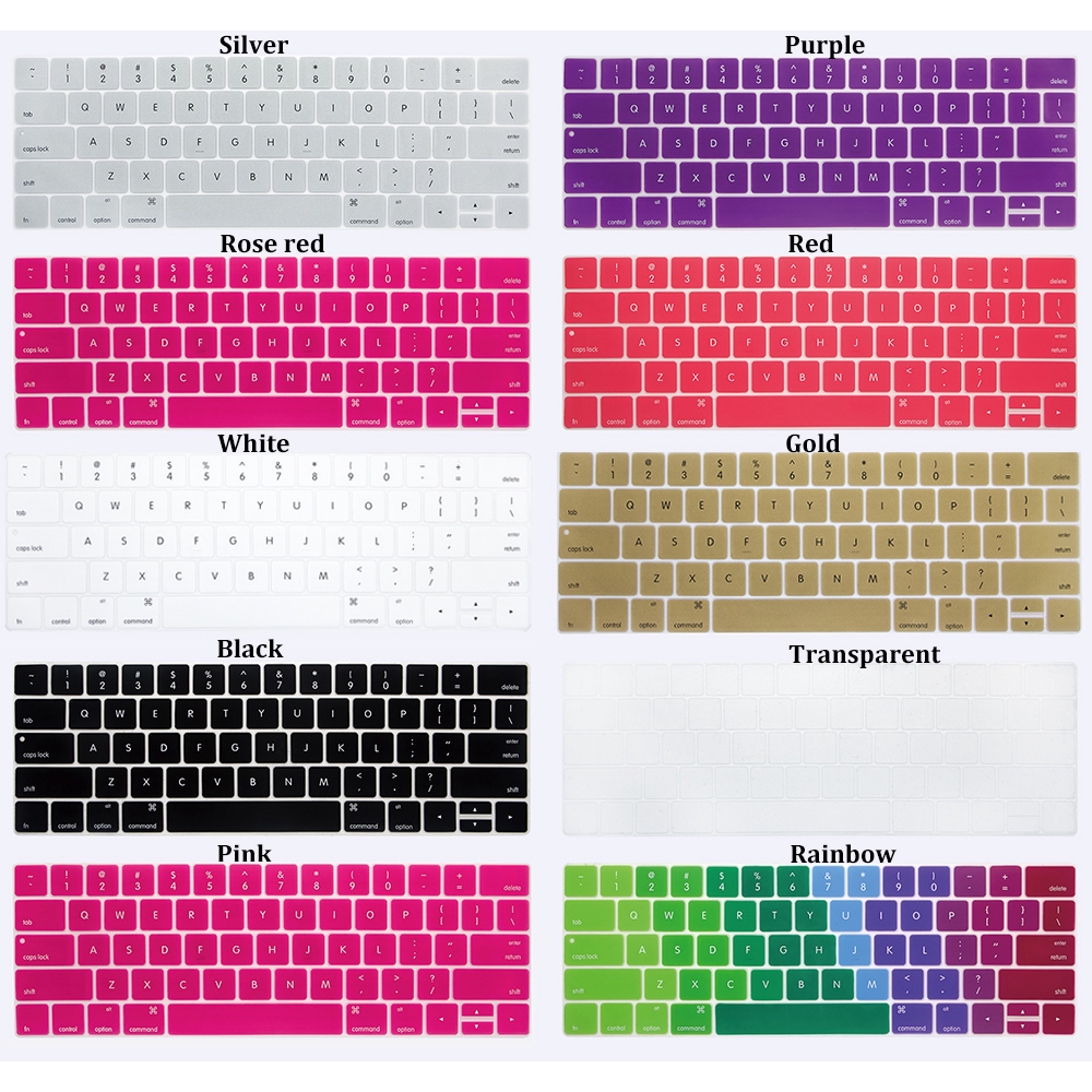 Miếng lót bàn phím silicon chống bụi tiện lợi và thời trang cho Apple MacBook Air Pro 13/15/17 inch | WebRaoVat - webraovat.net.vn