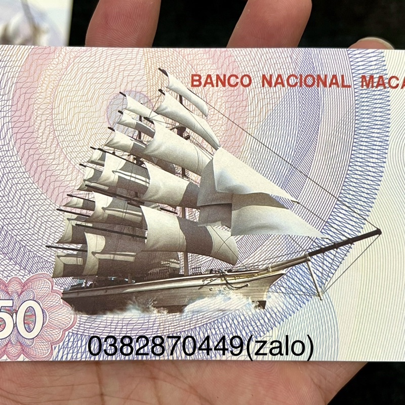 Tờ Tiền Kỷ Niệm Thuận Buồm Xuôi Gió Macau Có Bảo An