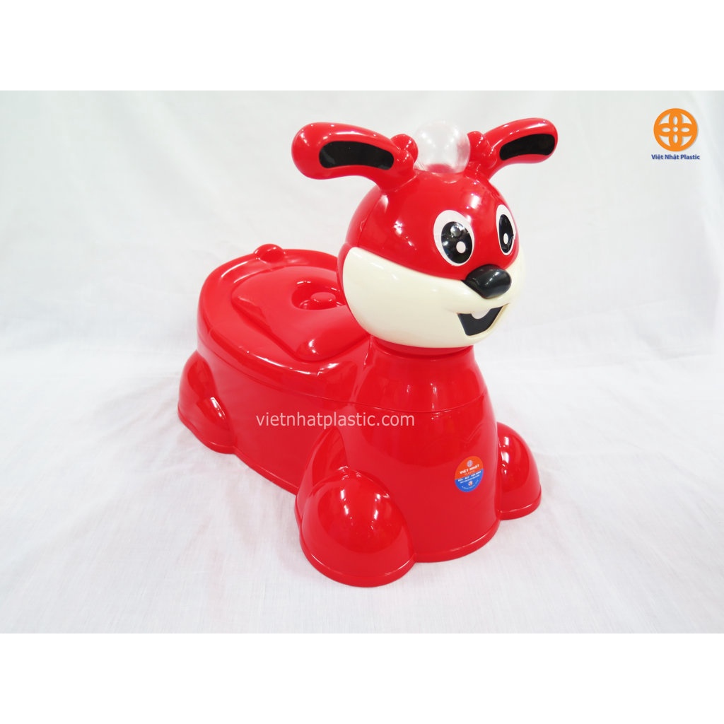 Bô cho bé đi vệ sinh Totiva Bô Vệ Sinh Cho Bé Hình Thỏ Có Nhạc Dễ Thương Nhựa Việt Nhật
