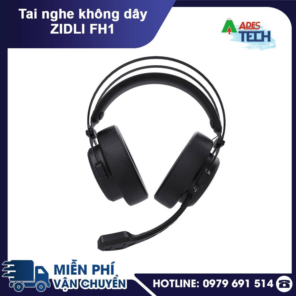 Tai Nghe Gaming Không Dây OverEar Zidli FH1 | Bảo hành Chính Hãng 12 Tháng