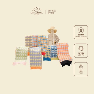 Little Seoul - Khăn len cho bé - color block Bobo