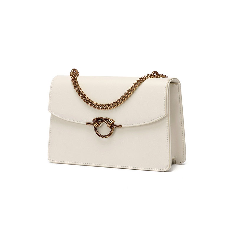 Túi đeo vai IELGY dáng vuông nhỏ dây đeo sợi xích thời trang dành cho nữ