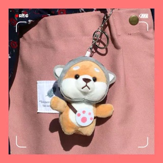 Móc khoá chó shiba (xem hình thật, có sẵn)