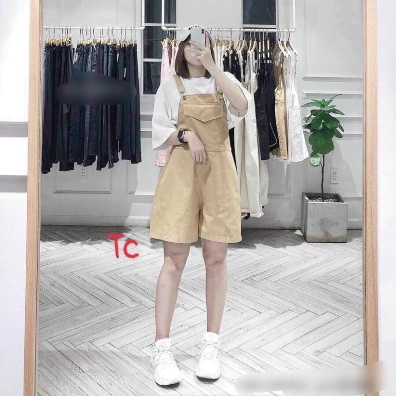 Yếm đùi kaki nắp túi TC0122