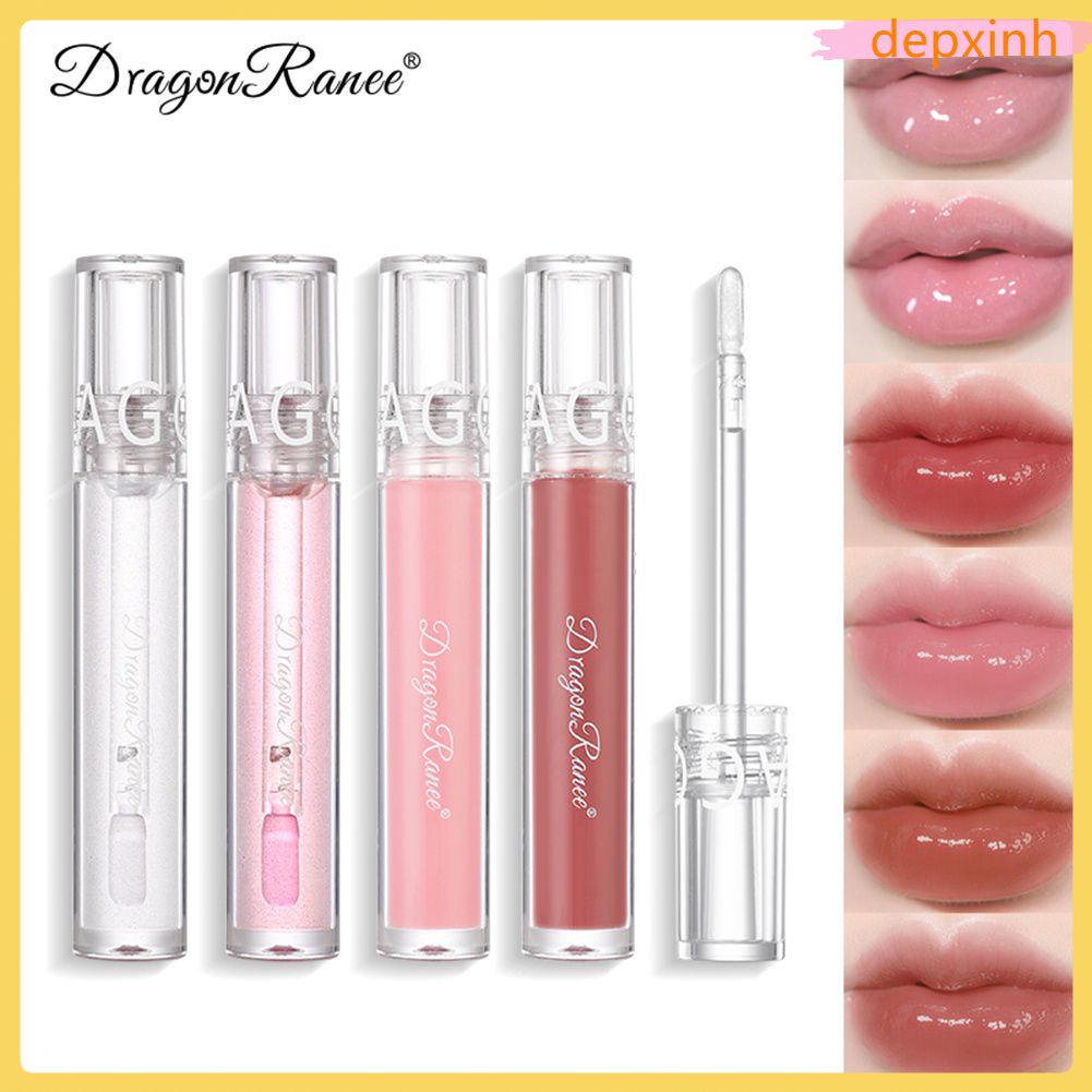 Rồng Ranee Nước Bóng Môi Tráng Men Trắng Và Dễ Màu Chống Nước Son Môi Nước Kính Son Bóng