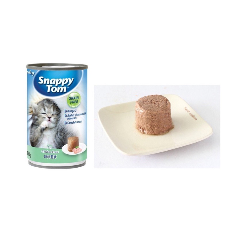 Pate SnappyTom Baby 150g cho mèo con - Thức ăn dinh dưỡng thú cưng Gogi Meow Mart