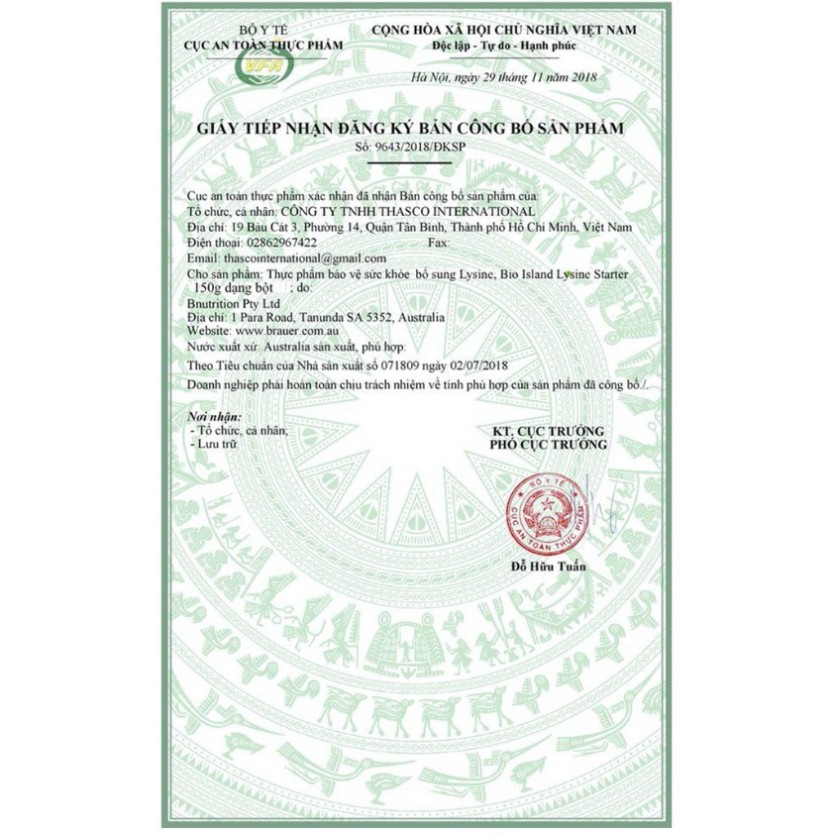 Viên nhai Bio Island Lysine Step Up for Youth 60v