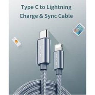 Cáp Rock C6 Type to lightning 1 m