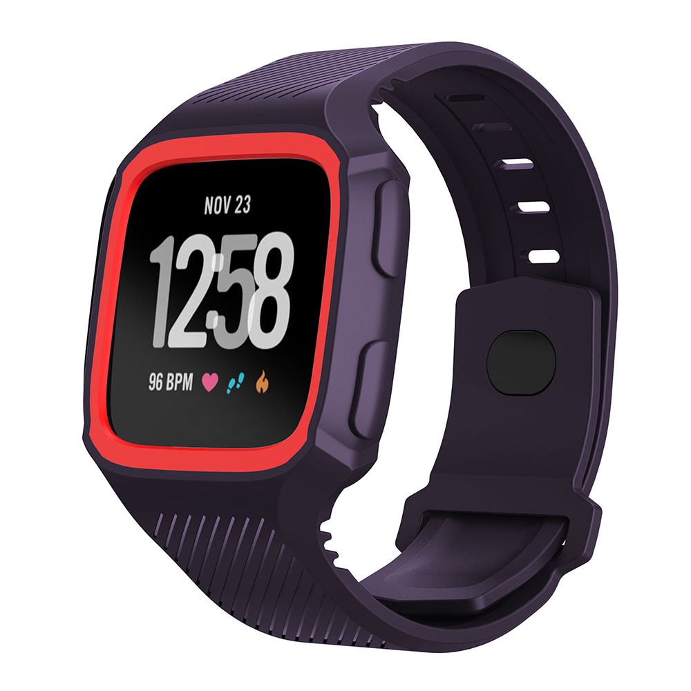 Dây đeo silicon trong suốt cho đồng hồ thông minh Fitbit versa