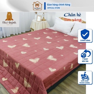 Chăn hè thu trần bông 3 lớp mẫu mã đa dạng chất liệu cotton poly 1m8x2m trần 2 mặt