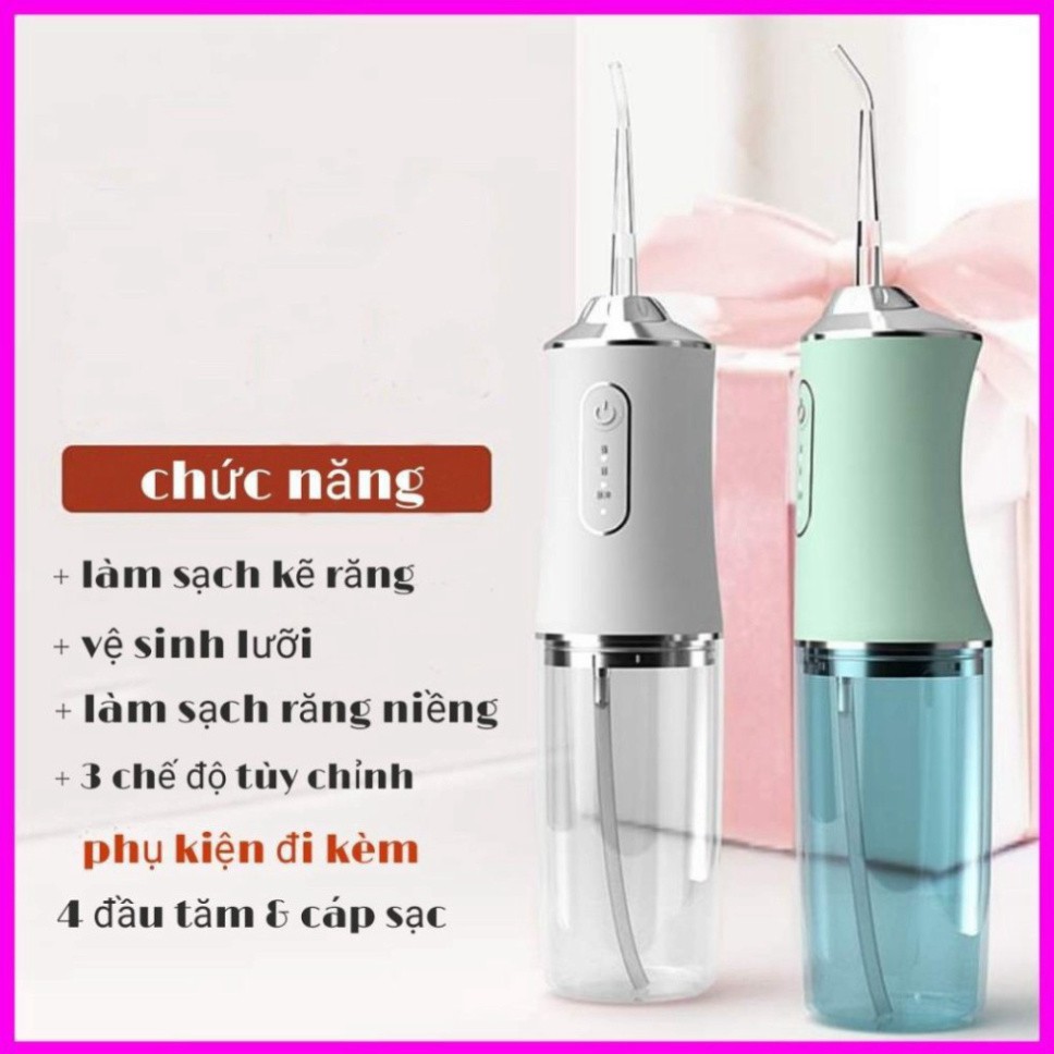 Máy tăm nước vệ sinh răng miệng cực sạch công nghệ Châu Âu