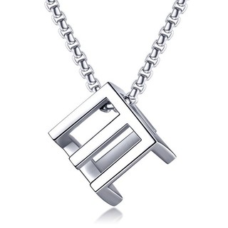 Dây Chuyền Nam Titan Ko Đen TT 2492