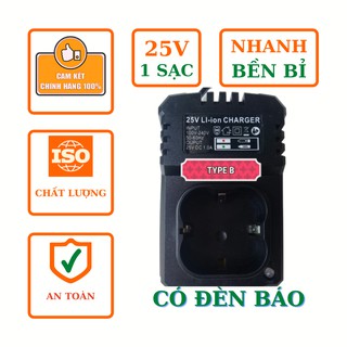 Sạc pin Adapter máy khoan bắt vít 25V Type A B