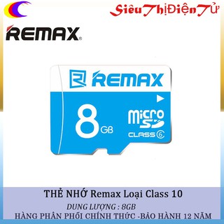 Thẻ nhớ MicroSD REMAX 8GB Class 10
