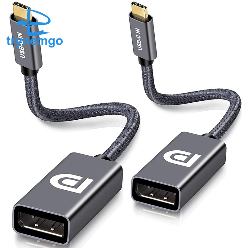 USB C To Display Port Adapter (2 Pack),4K 60Hz USBC for Mac Air IPad