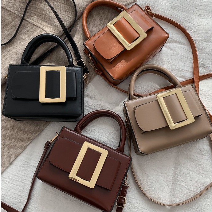 Túi xách nữ, túi đeo chéo nữ nơ to đi chơi đựng mỹ phẩm điện thoại ví tiền phong cách Hàn Quốc TT016H