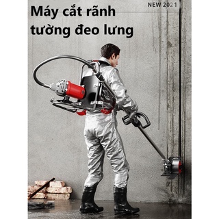 máy cắt rãnh tường đeo lưng 5 lưỡi thế hệ mới new 2022