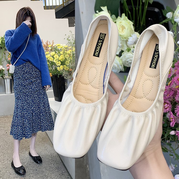 [ Mã 66CBSALE giảm 30K đơn 200K] Giày Búp Bê Nữ Mũi Vuông Thời Trang Xinh Xắn | BigBuy360 - bigbuy360.vn