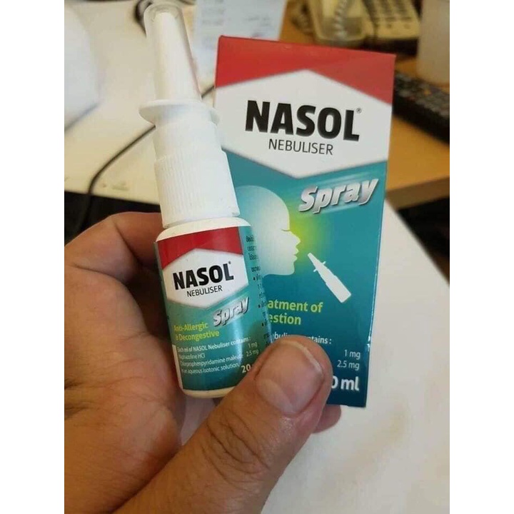 Xịt Nasol Spray 14ml Thái Lan chính hãng