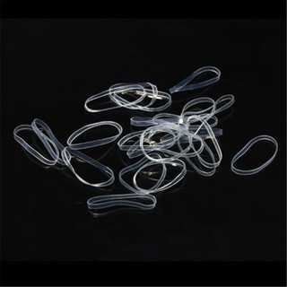 500 dây thun cột tóc màu trong suốt