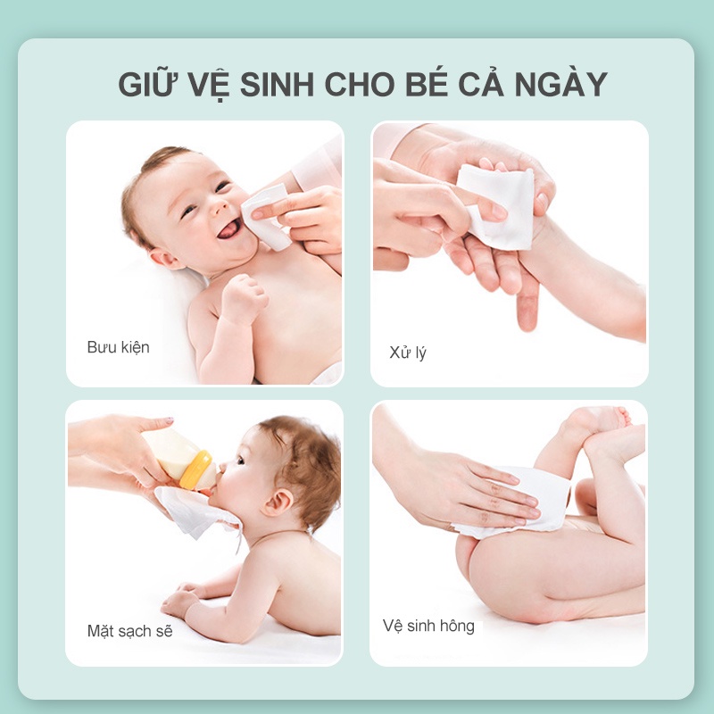 [Einmilk.ân ninh] Khăn ướt dành cho bé đến từ singapre (không mùi,không màu ) 80 tờ & 100 tờ ( 1 THÙNG -10 bịch)