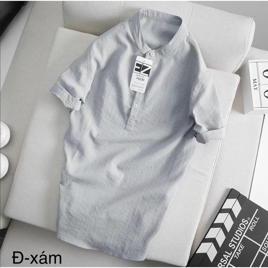 Áo Sơ Mi Cộc Tay - AC92 -Nam Chất Liệu Đũi Nhẹ Thoáng Mát Mẫu Mới 2021 -  XƯỞNG MAY THẢO PHẠM | BigBuy360 - bigbuy360.vn