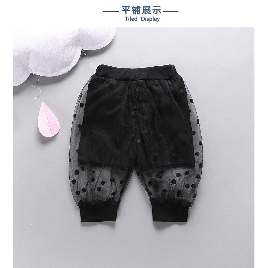 Quần cotton chống muỗi đáng yêu cho bé gái