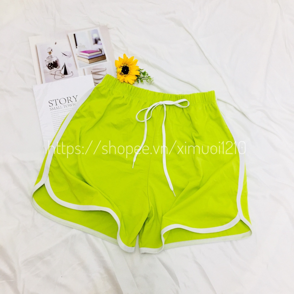Quần Short Viền Đùi_Short Nữ Lưng Chun_Kiểu dáng thể thao trẻ trung năng động [Ảnh+Video Thật] | BigBuy360 - bigbuy360.vn