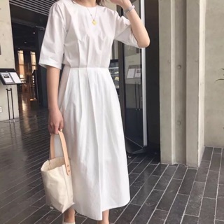 Váy trơn dáng dài