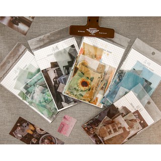 Set 70 Sticker Collage Materials (8 màu)