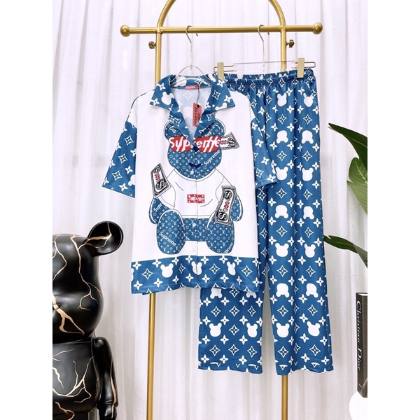 Đồ ngủ đồ bộ pijama mặc nhà sau sinh THUN LẠNH 2710