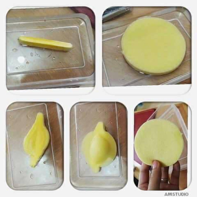 phụ kiện làm đẹp - Mút rửa mặt dãn nở siêu hót