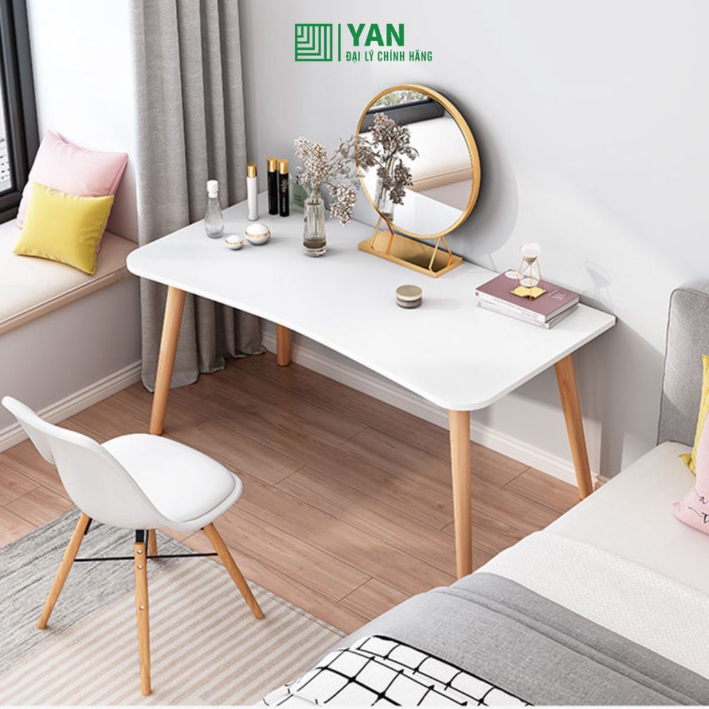 Bàn trang điểm kết hợp bàn học, làm việc đơn giảm phong cách Bắc âu hiện đại - gp121