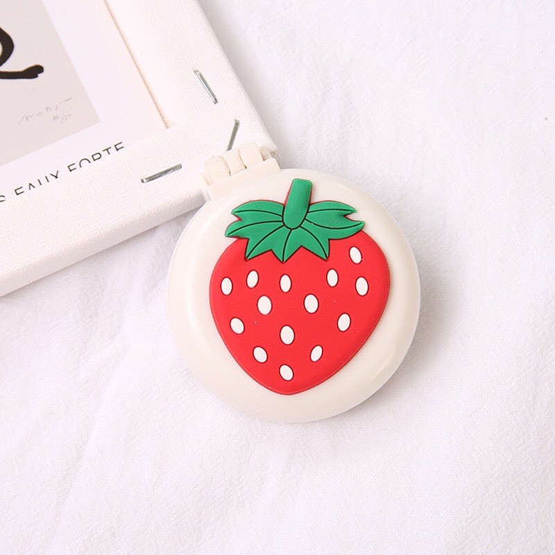 GƯƠNG KÈM LƯỢC MINI KUTE GẤP GỌN, GƯƠNG HÌNH NGỘ NGHĨNH BỎ TÚI TIỆN DỤNG