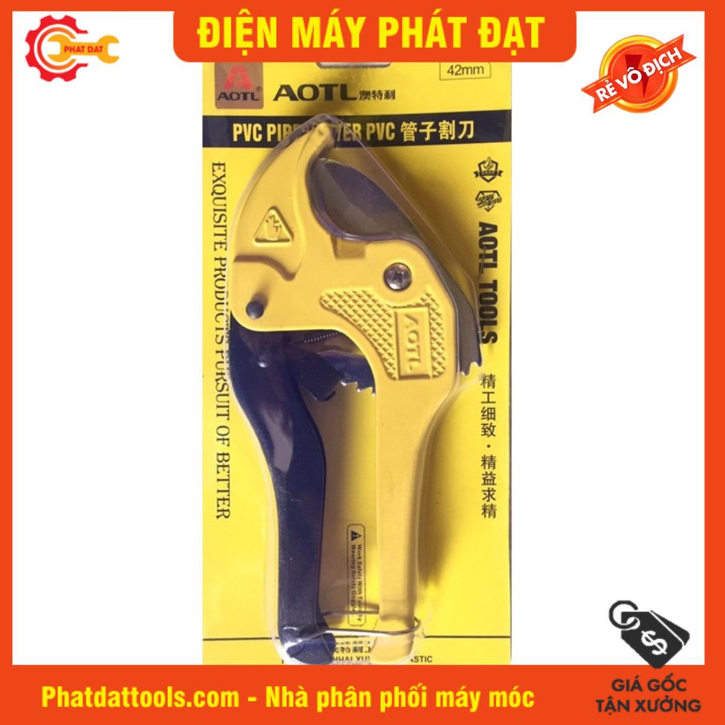 Dao cắt ống nước cắt đến phi 42mm Kéo Cắt Ống Nhựa Chất Lượng Hợp Kim Nhôm