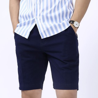 Quần Short Nam Trơn Chất Liệu Kaki Có Co Giãn Thoải Mái Phù Hợp Mặc Đi Chơi - POLIDO Store