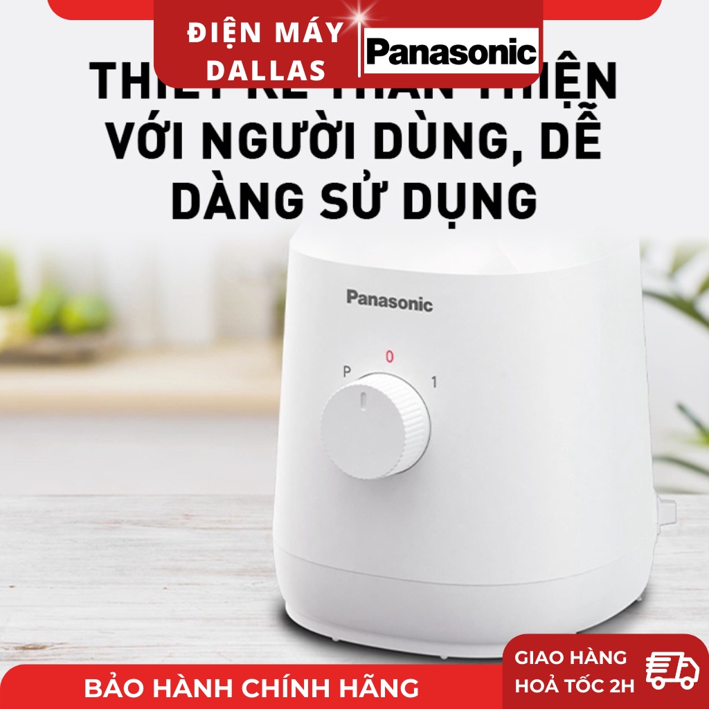 Máy xay sinh tố Panasonic MX-EX1001WRA - Công suất 450W - 1L - Lưỡi dao thép không gỉ