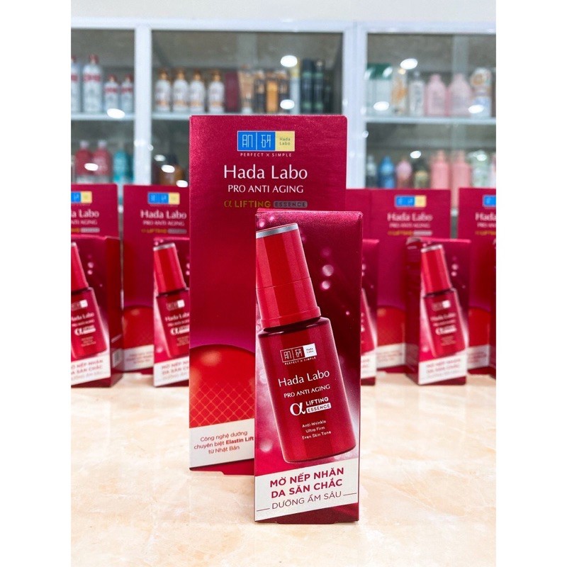 Tinh chất dưỡng chuyên biệt chống lão hóa Hada Labo Pro Anti Aging Essence 30g