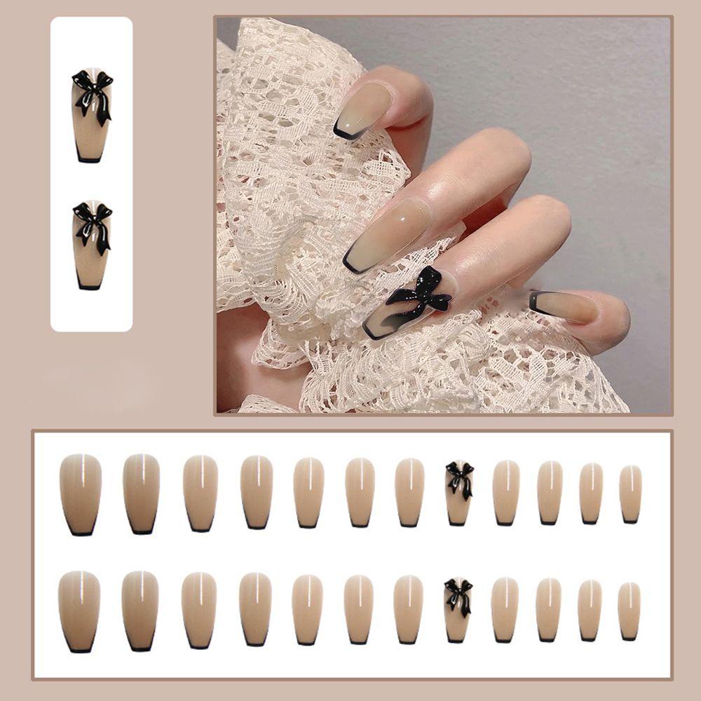 Hộp 24 Móng Tay Giả Trái Tim Xinh Xắn MIHAN1