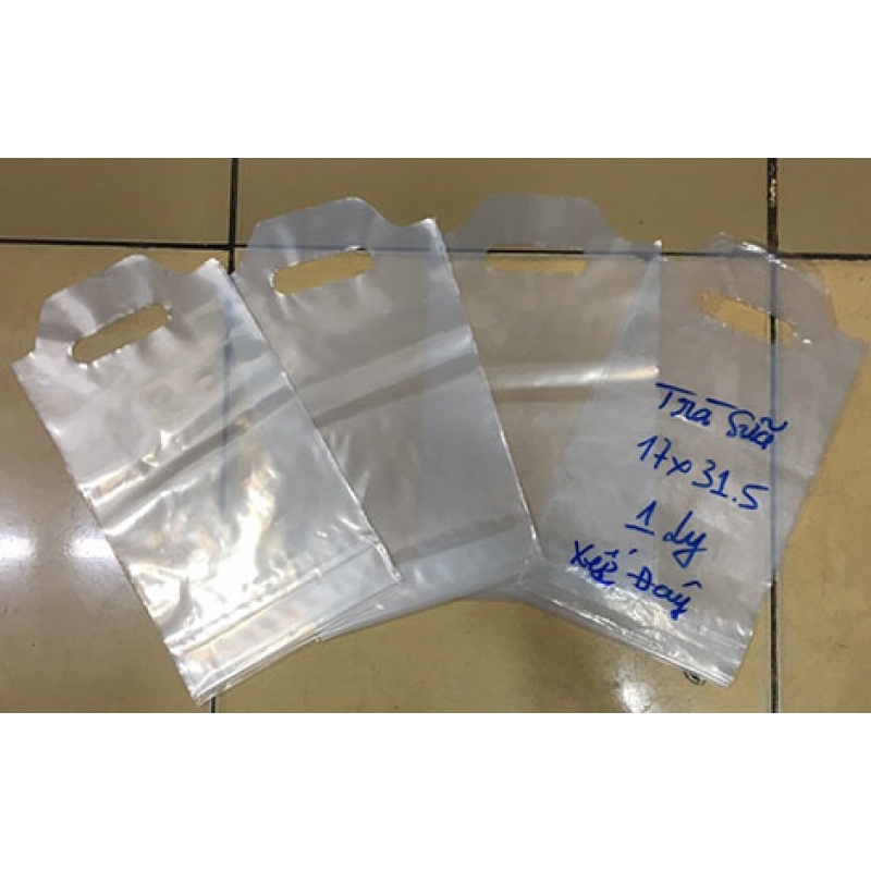 Túi trà sữa 2 ly chia ngăn, 1 ly , cốc chữ T / 1kg