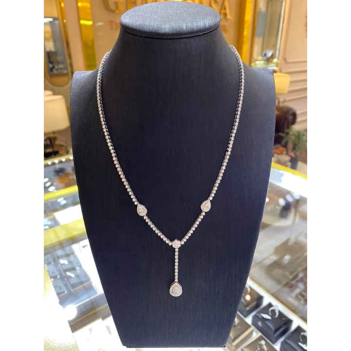 Cổ Da PU Đựng Dây Chuyền Trang Sức Hàng Cao Cấp