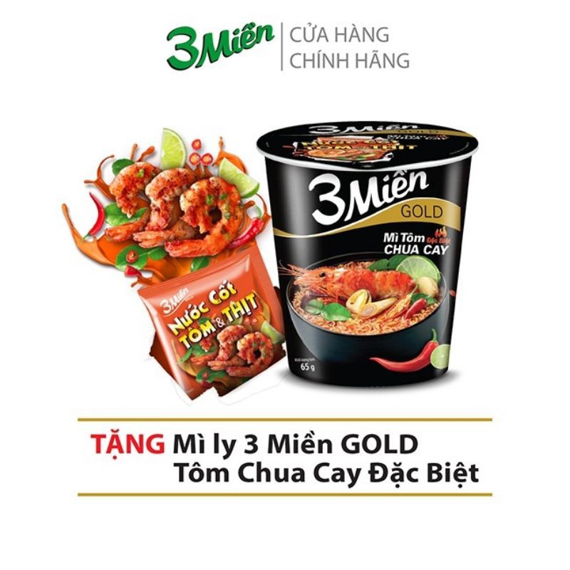 MÌ TÔM REEVA LẨU NẤM CHUA CAY LỐC 10 gói*85g (tặng thêm 2 cốc mì 3 miền chua cay)