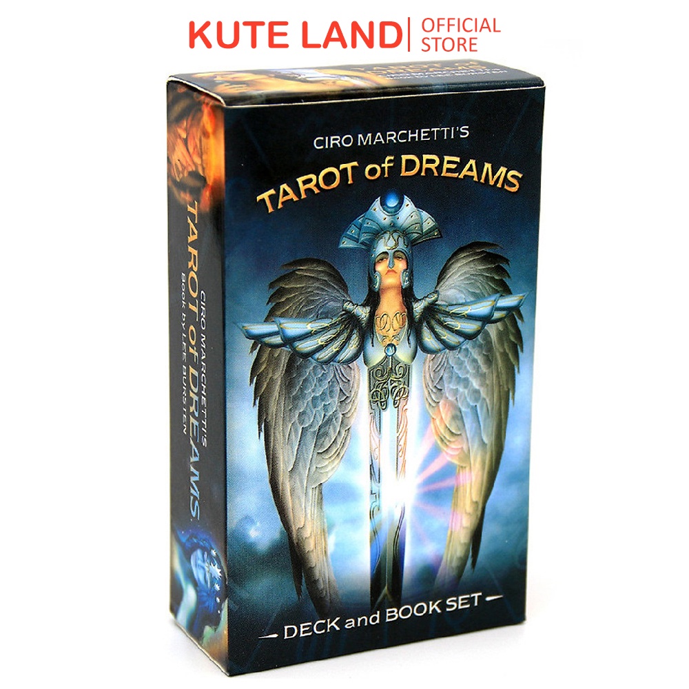 Bài Tarot Of Dreams 78 Lá Bài Tặng Đá Thanh Tẩy Bài Bói Tiên Tri C82