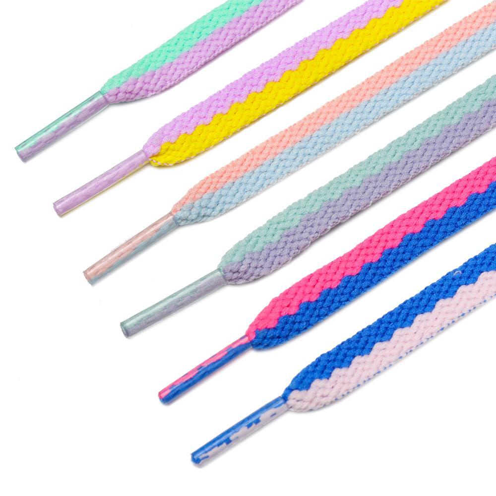 .1 Cặp N 1 Cặp|Dây Giày Bện Sợi Màu Sáng Thời Trang