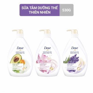 {Sữa tắm Dove 530g liệu pháp thiên nhiên các loại siêu rẻ